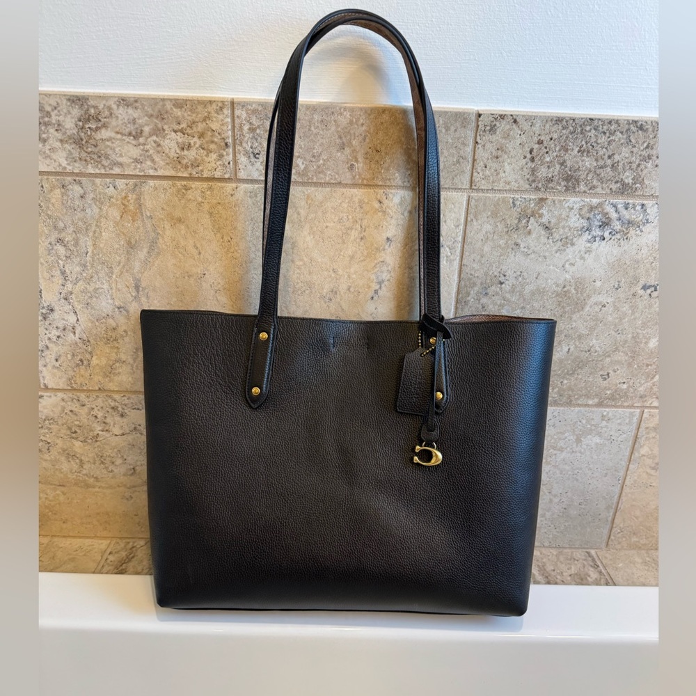 BNNU Coach Leather Tote